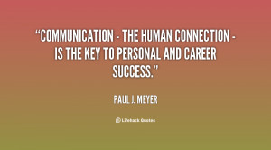 Communication Key To Success Quotes