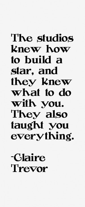 claire trevor quotes