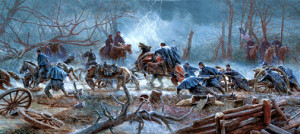 Artist Mort Künstler's painting 'The Mud March' depicts the Union ...