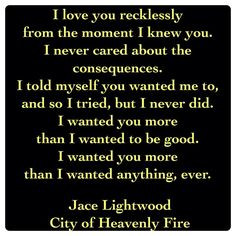 quotes from city of heavenly fire | Jace Lightwood (City of Heavenly ...