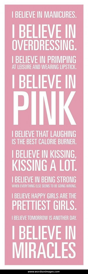 Girly life quotes