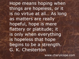 Christian Quotes on Hope part 1