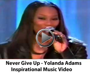 Yolanda Adams Never Give Up