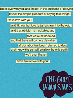 What Your Favorite Quote from The Fault in Our Stars Says About You