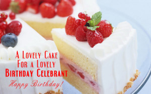 Lovely Cake For A Lovely Birthday Celebrant…