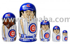 ... Product Details: Sport Matryoshka doll Chicago cubs famous players
