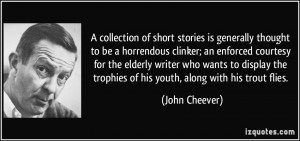 collection of short stories is generally thought to be a horrendous ...