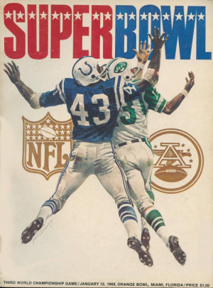 Super Bowl III official program (1969)