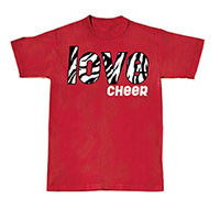 Zebra Love Cheer T-Shirt