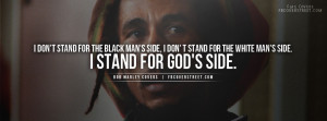 Bob Marley Stand For God Quote