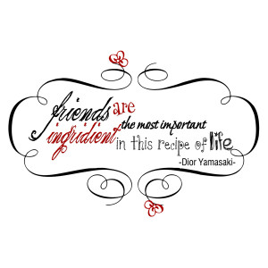 FRIENDSHIP IS THE BEST MEDICINE