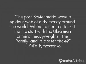 The post-Soviet mafia wove a spider's web of dirty money around the ...