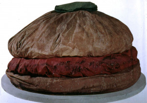 Claes Oldenburg Floor Burger Giant Hamburger 1962