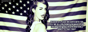 Lana Del Rey Video Games Lyrics Facebook Cover