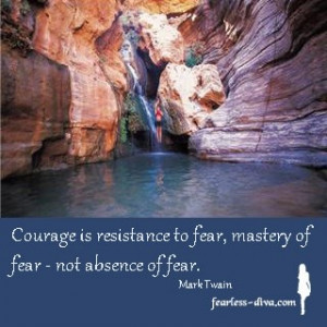 Mark twain, quotes, sayings, courage, fear