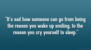 Quotes About Crying Yourself To Sleep you cry yourself to sleep