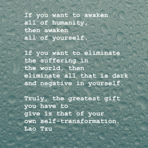 Wisdom Wednesday ~ A Quote from the Tao Te Ching