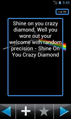 View bigger - Pink Floyd Song Quotes for Android screenshot
