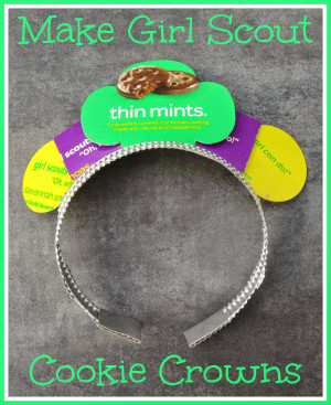 Make Girl Scout Cookie Crowns