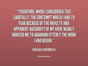 Nicolaus Copernicus Quotes