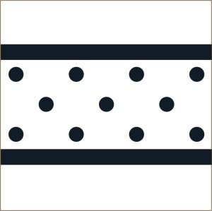 Polka Dot Border Stencil-preppy, polka dots, circles, dot, stencil ...