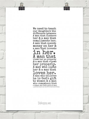 ... difference between: a man that flatters her & a man that comp