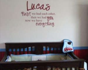 Custom Personalized Nursery Room Wa ll Quote Baby ...