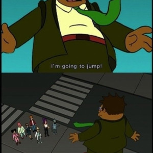 Hermes Conrad Gets Some Motivation To Jump From Bender & Friends On ...