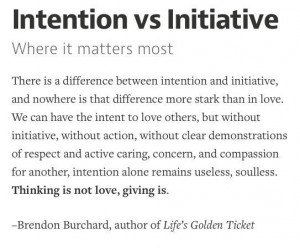 Attention vs initiative.