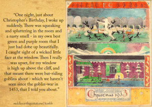 ... Christmas, December 21st 1933 (Illustration by J.R.R. Tolkien himself