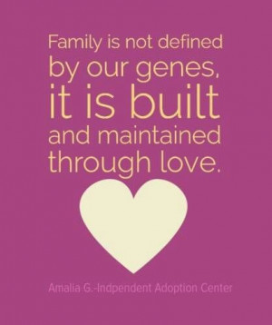Family love Adoption