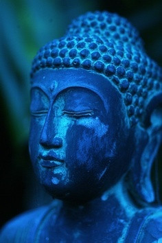 Buddha gets the blues. (After all, 'life is suffering.) 