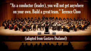 leadership quote conductor building team 300x167 Leadership Quotes