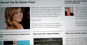 gluten free alcohol - miley cyrus goes gluten free and the world goes ...