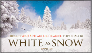 Thank you Jesus, for MY “White Christmas.”