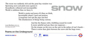 Snow by Louis MacNeice, one of many wonderful poems you can see on the ...