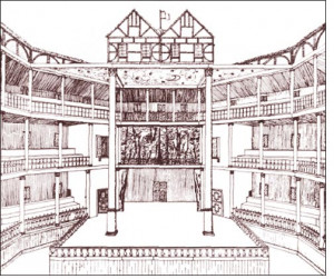 The Globe Theater: http://www.william-shakespeare.info/william ...