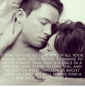 the Vow...Perfect
