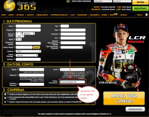 Per prima cosa clicca su qualsiasi banner presente su LaVeraScommessa