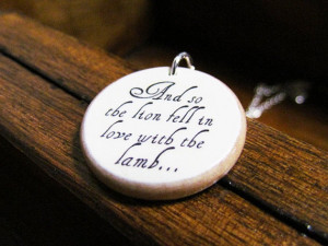 Print movie quotes for necklace pendant