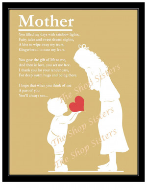 Mother To Son Quotes Commother's day mother and son