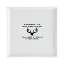 Funny Uncle sayings and quotes Square Cocktail Plate