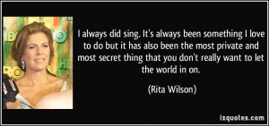 More Rita Wilson Quotes