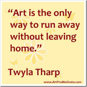 http://quotespictures.com/art-is-the-only-way-to-run-away-without ...