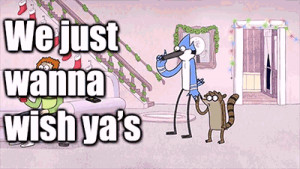 mine regular show mordecai rigby The Christmas Episode