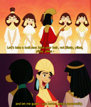 Kuzco Picks a Girl From a Line Up In Disney’s The Emperor’s New ...