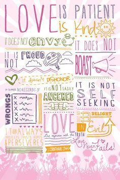 ... famous words from the #Bible about #LOVE in 1 Corinthians 13 - #quotes