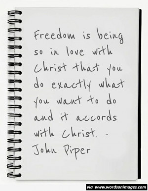 Freedom with love quote