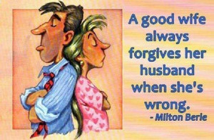 haveurattitude | a good wife always forgives her husband