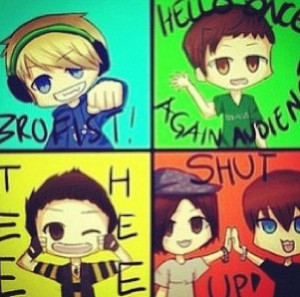 ,tobuscus,smosh,and I'm not shore who the other one is Pewd Tobuscus ...